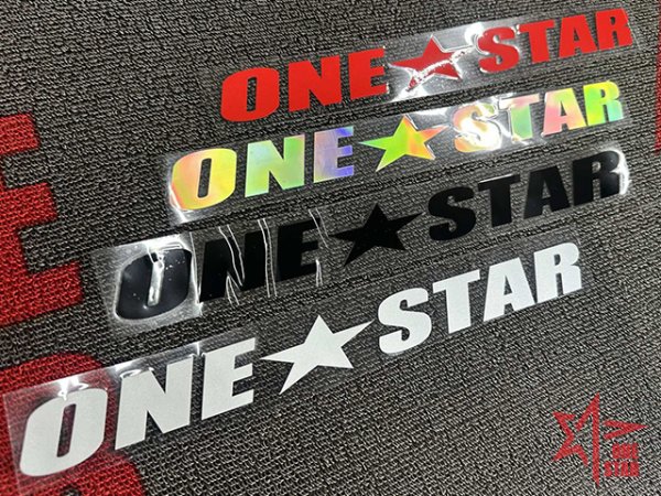 画像1: ワンスター ONESTAR オリジナルステッカー (1)