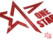 画像2: ワンスター ONESTAR オリジナル 反射ステッカー (2)