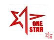 画像1: ワンスター ONESTAR オリジナル 反射ステッカー (1)