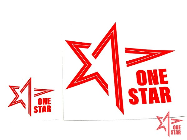 画像1: ワンスター ONESTAR オリジナル ステッカーセット (1)