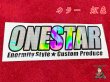 画像4: ワンスター ONESTAR 40cm オリジナルステッカー (4)