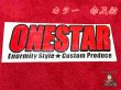 画像7: ワンスター ONESTAR 40cm オリジナルステッカー (7)
