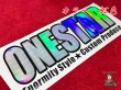 画像5: ワンスター ONESTAR 40cm オリジナルステッカー (5)