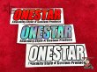 画像1: ワンスター ONESTAR 40cm オリジナルステッカー (1)